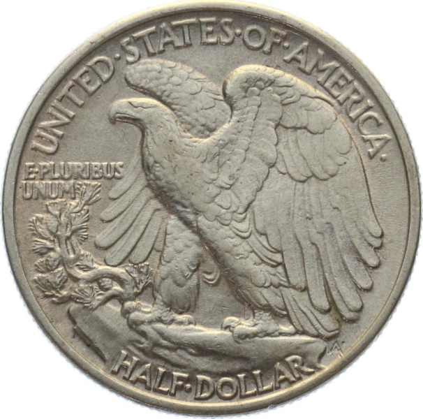 USA 1/2 Dollar 1943 o. Mzz. - Walking Liberty